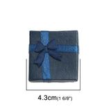 6PCs Jewelry Boxes Candy Ribbon Bowknot for Gift Necklace Earring Box