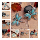 Alloy Pendants For Necklace Dragonfly Cactus Sea Turtle DIY Jewelry