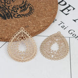 Copper Filigree Ethnic Charms 10 PCs