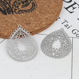 Copper Filigree Ethnic Charms 10 PCs