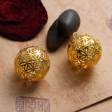 Copper Flower Of Life Pendant for DIY Jewelry, 1Piece