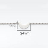 316 Stainless Steel Adjustable Slider Bolo Bracelet Silver Heart Grid