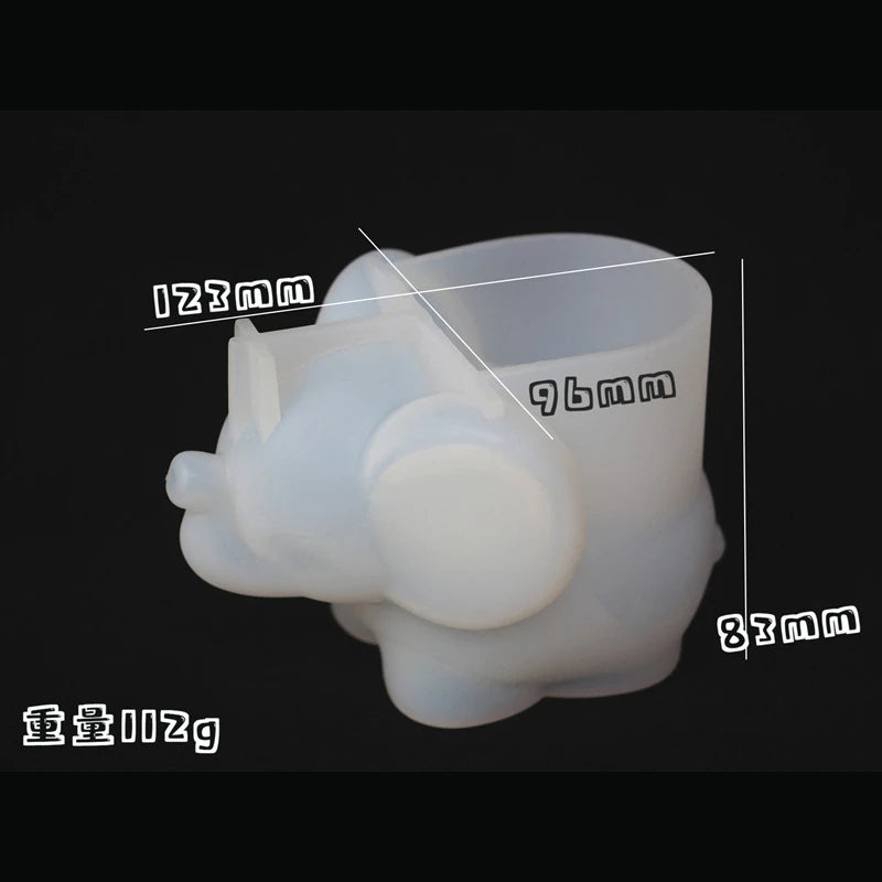 Animal Series Silicone Resin Mold Conch/Sea Snail Elephant Accessories