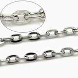 Iron Alloy Chain Extension Silver DIY Making Necklace Jewelry 10 M