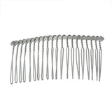 Iron Based Alloy Hair Clips Silver Women DIY Hair Jewelry 10 PCs