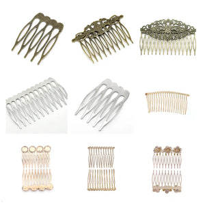 Antique Bronze Hair Clips Findings Multicolor DIY Jewelry Findings