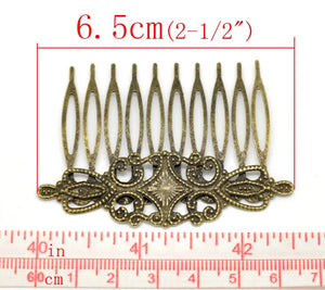 Antique Bronze Hair Clips Findings Multicolor DIY Jewelry Findings