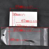 100 Sets Earring Display Cards with Self-Seal Bags