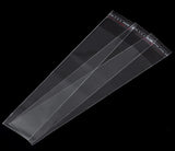200PCs Self-Seal Plastic Bags for Jewelry Storage 20x3.5cm
