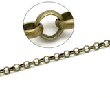Antique Bronze Rollo Chain 6mm 10M Pack