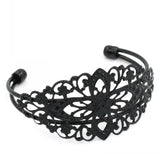 Retail Bangles Filigree Flower Hollow 15.5cm,4PCs