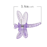 Hair Claw Clips Dragonfly Flower Pearl Mix for Kids Women