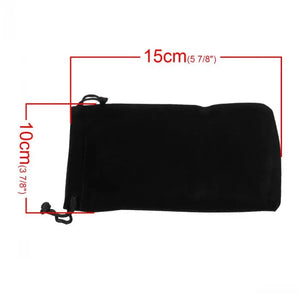 Velvet Drawstring Pouches Jewelry Gift Bags Rectangle x 10cm,20PCs