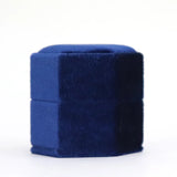 DoreenBeads Hexagon Velvet Jewelry Box