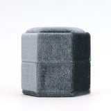 DoreenBeads Hexagon Velvet Jewelry Box