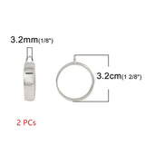 Zinc Alloy Open Back Bezel Pendants For Resin Pendant