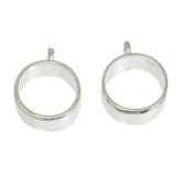 Zinc Alloy Open Back Bezel Pendants For Resin Pendant
