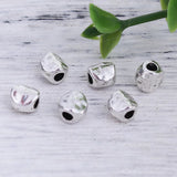 200pcs 5mm x 5mm Round Spacer Beads for DIY Jewelry, Hole 1.8mm