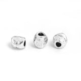 200pcs 5mm x 5mm Round Spacer Beads for DIY Jewelry, Hole 1.8mm