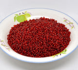 Dark Red Seed Beads 6/0 Round Rocailles Lined 450g