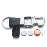 Multi-Functional Leather Keychain LED Light Beer Opener