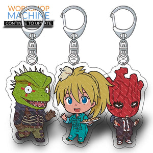 Dorohedoro Keychain Anime Decoration Girl Accessories Firgures Car Resin Gift
