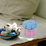 Pumpkin Wrist Pin Needle Cushion with Storage Box for Sewing
