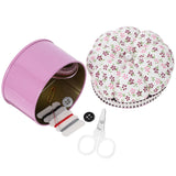 Pumpkin Wrist Pin Needle Cushion with Storage Box for Sewing