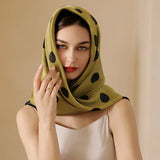 Dot Silk Scarves Women's Printed Shawls