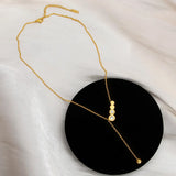 Roman Number Necklace Zircon Pendant Stainless Steel Charm Jewelry Wholesale