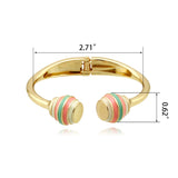 Colorful Enamel Cuff Bracelet Bangle for Women