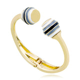 Colorful Enamel Cuff Bracelet Bangle for Women