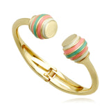 Colorful Enamel Cuff Bracelet Bangle for Women