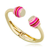 Colorful Enamel Cuff Bracelet Bangle for Women