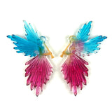 Angel Wings Flute Resin Silicone Mold for DIY Christmas Decoration Craft