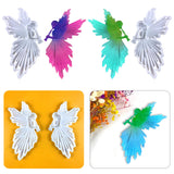 Angel Wings Flute Resin Silicone Mold for DIY Christmas Decoration Craft