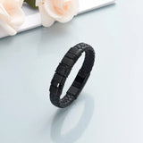 Double-Bank Leather Cremation Bangle Urn Jewelry for Ashes