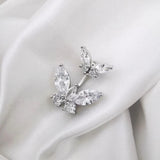 Sterling Silver Double Butterfly Navel Piercing Belly Button Rings
