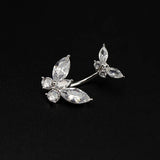 Sterling Silver Double Butterfly Navel Piercing Belly Button Rings