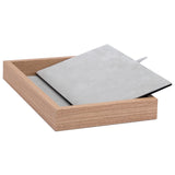 Rosewood Pattern Wood Necklace Pendant Tray