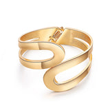 Double Open Bangles Charm Arm Cuff Steampunk Jewelry