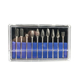 10Pcs Carbide Burr Set 2.35/3mm Shank Woodworking Carving Engraving Polish