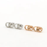 Double D Women's Earrings Stainless Steel Couple Jewelry