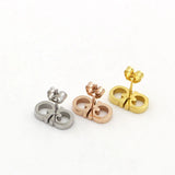 Double D Women's Earrings Stainless Steel Couple Jewelry