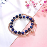 6mm Tiger Eye Buddha Bracelet Natural Stone Beads Women Yoga Bracelet