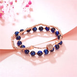 6mm Tiger Eye Buddha Bracelet Natural Stone Beads Women Yoga Bracelet