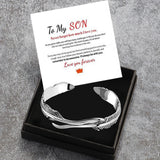 Double Feather Card Bracelet Adjustable Bangle Set Snk809