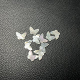 13.2x9.6x2mm Flat Polished MOP Shell Butterfly Gemstone