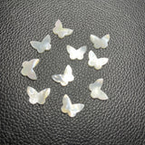 13.2x9.6x2mm Flat Polished MOP Shell Butterfly Gemstone