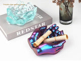 Double Hands Ashtray Crystal Epoxy Resin Mold DIY Dish Casting Silicone Mould